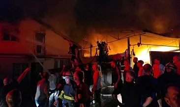 Zonguldak'ta alevler geceyi aydınlattı: Halı yıkamacıda başladı 4 eve sıçradı! #zonguldak