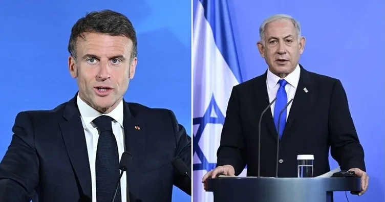 Macron Netanyahu ile görüştü: Hem uyardı hem de dayanışma mesajı verdi