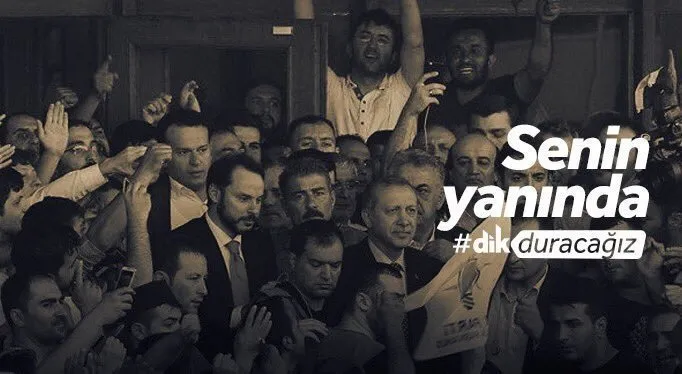 Cumhurbaşkanı Erdoğan’a dev destek! Senin yanında dik duracağız