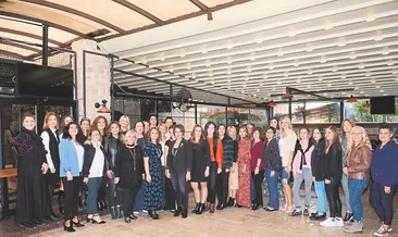 Kadın girişimciler kahvaltıda buluştu