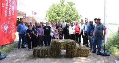 Milas’ta kadın çiftçilere balya desteği #mugla