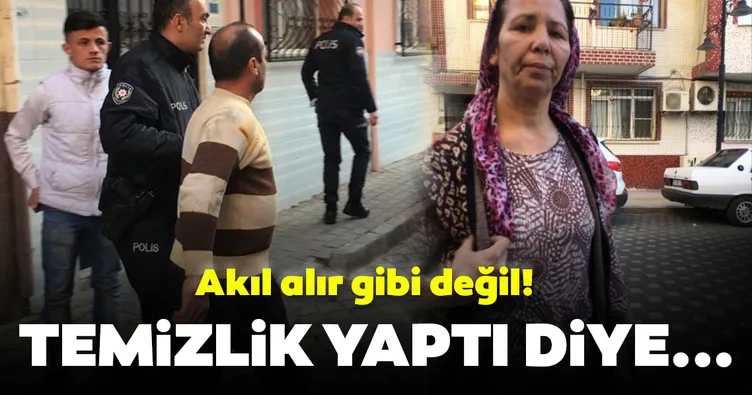 Temizlik yaptı diye eşini bıçakladı!