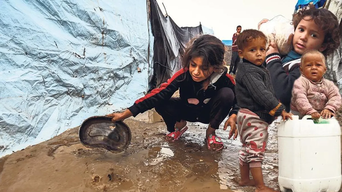 Filistin’de kış: Ölüm, açlık yokluk… Filistin’de kış: Ölüm, açlık yokluk…