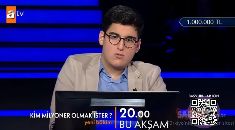 Kim Milyoner Olmak İster’de tarihi gece! İşte Milyoner’de 1 milyon TL’lik o soru!