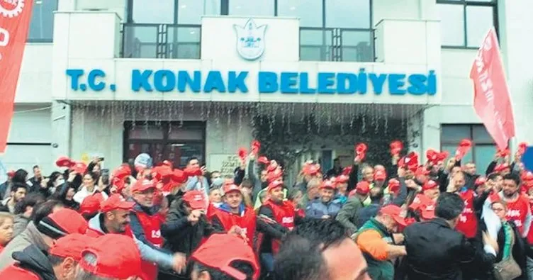 Anlaşma olmazsa konak’ta grev var