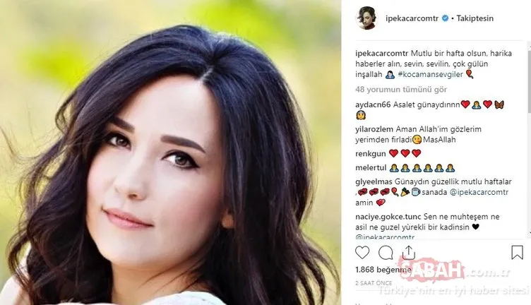 Ünlü isimlerin Instagram paylaşımları 03.09.2018