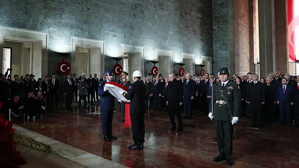 Türkiye Cumhuriyeti 103 yaşında... Başkan Recep Tayyip Erdoğan ve devlet erkanı Anıtkabir’i ziyaret etti