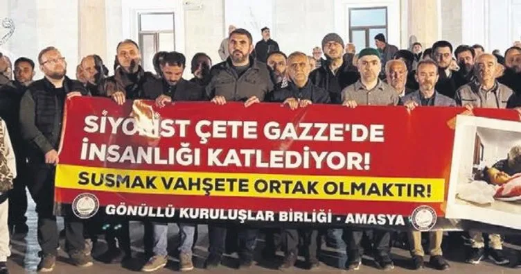 Amasya’da katiller protesto edildi