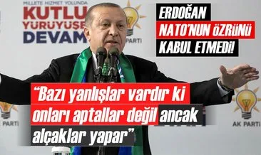 Cumhurbaşkanı Erdoğan’dan NATO tatbikatındaki skandalla ilgili sert sözler