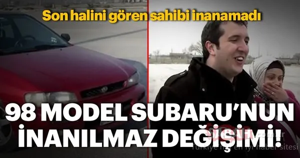 98 model Subaru'nun inanılmaz değişimi!