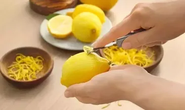 Limonun kabuğu suyu kadar faydalı