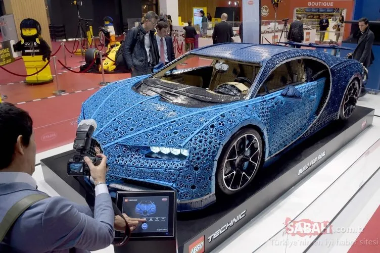 Lego Bugatti Chiron 2018 Paris Otomobil Fuarı