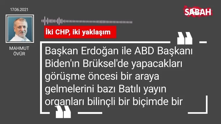 Mahmut Övür | İki CHP, iki yaklaşım