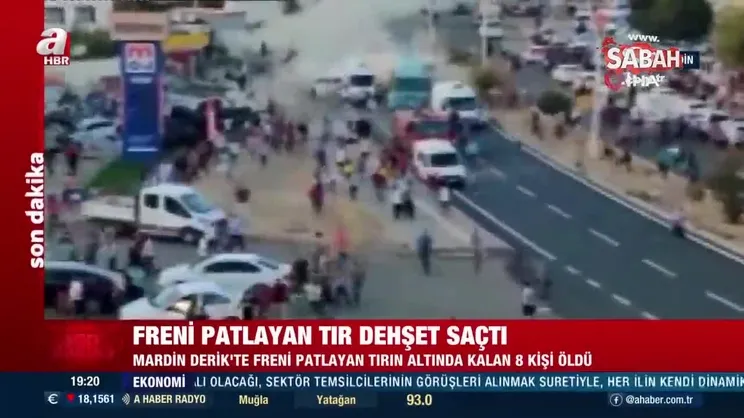 Son dakika: Bir acı haber de Mardin'de! Freni patlayan TIR, dehşet saçtı: Çok sayıda ölü ve yaralı var | Video