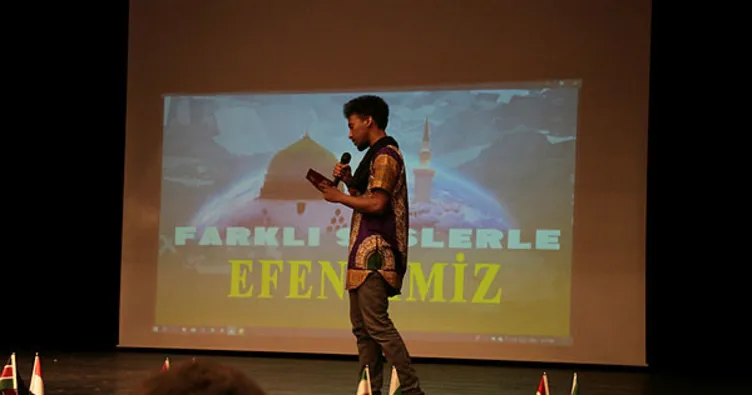 Misafir öğrenciler Efendimizi SAV andı