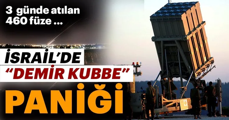 İsrail’de demir kubbe paniği...