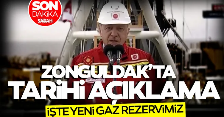 SON DAKİKA... Başkan Erdoğan Zonguldak'ta müjdeyi verdi: Doğal Gaz rezervimiz 405 milyar metreküp oldu