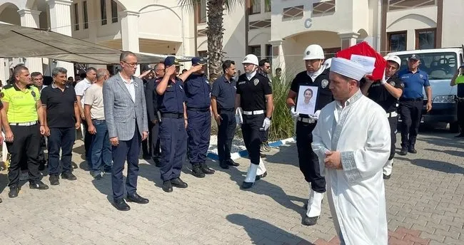 32 yaşında vefat eden Fethiyeli polis için tören düzenlendi