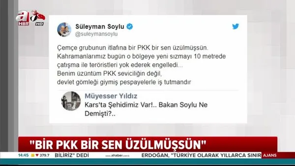 İçişleri Bakanı Soylu’dan Oda TV çalışanı Müyesser Yıldız'a tepki | Video