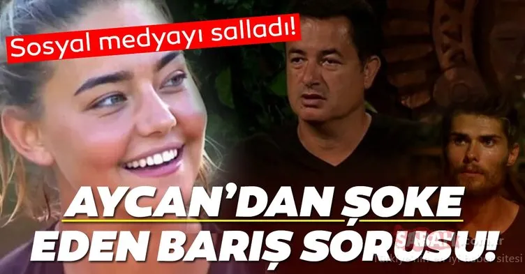 Survivor'dan son dakika! Aycan'dan Barış Murat Yağcı'ya şaşkına çeviren soru! Survivor canlı yayın yüzleşmesinde skandal sözler...