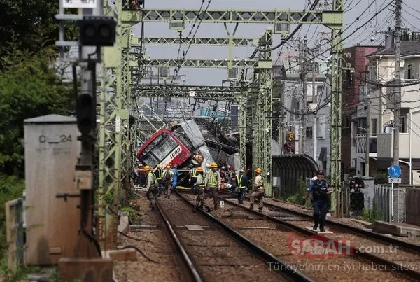 Japonya ağlıyor! Tren kazası faciaya yol açtı…
