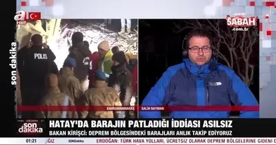 Bakan Kirişci’den ’Hatay’da baraj patladı’ iddialarına yalanlama | Video