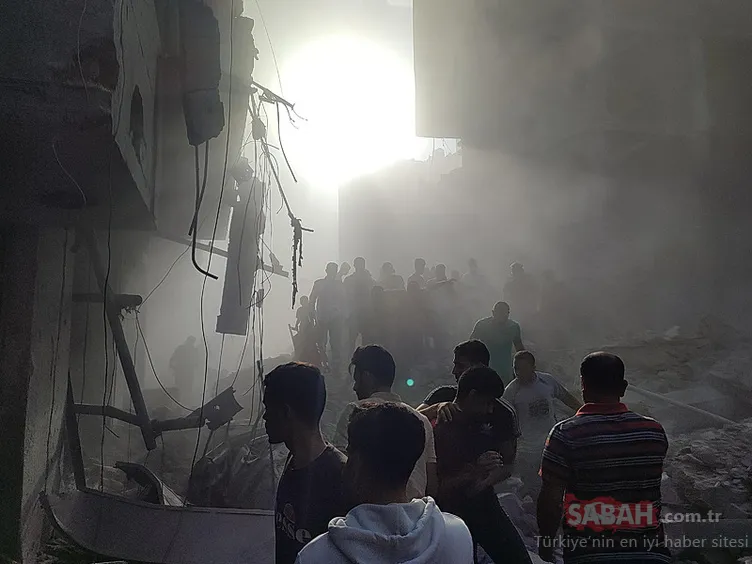 Katil İsrail Gazze’de hastane yaktı! Siyonist rejimin soykırıma 448 gündür devam ediyor