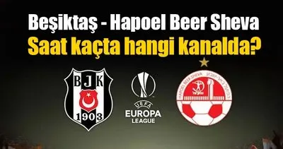 Beşiktaş - Hapoel Beer Sheva maçı ne zaman saat kaçta ve hangi kanalda? - İşte 23 Şubat TRT 1 yayın akışı!