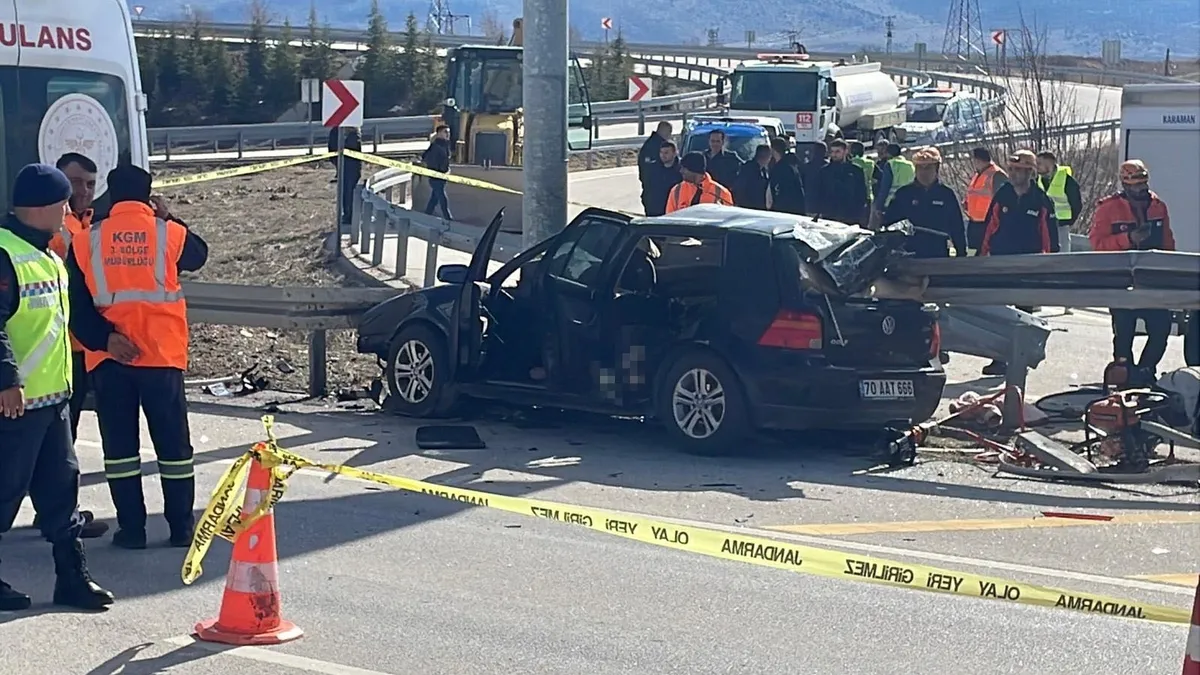 Karaman’da feci kaza: Anne-baba hayatını kaybetti! 3 yaşındaki kızları da arabadaydı… Karaman’da feci kaza: Anne-baba hayatını kaybetti! 3 yaşındaki kızları da arabadaydı…