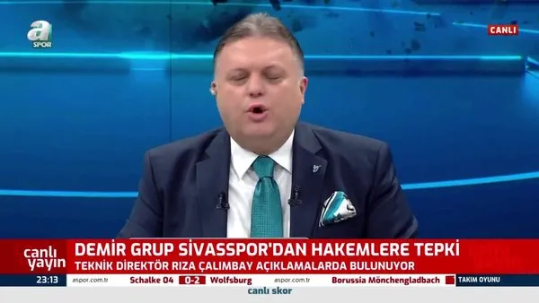 Sivasspor Teknik Direktörü Rıza Çalımbay'dan hakemler için çok sert sözler!
