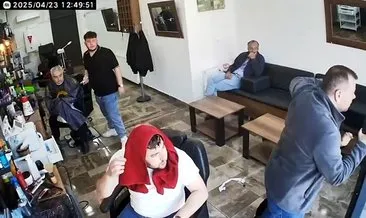 Berberde deprem paniği: Traşı bırakıp kaçtılar! #tekirdag