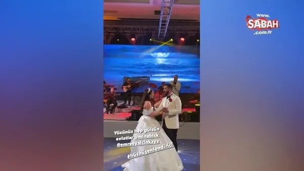Mehmet Yalçınkaya'nın mutlu günü! İşte düğünden ilk görüntüler | Video