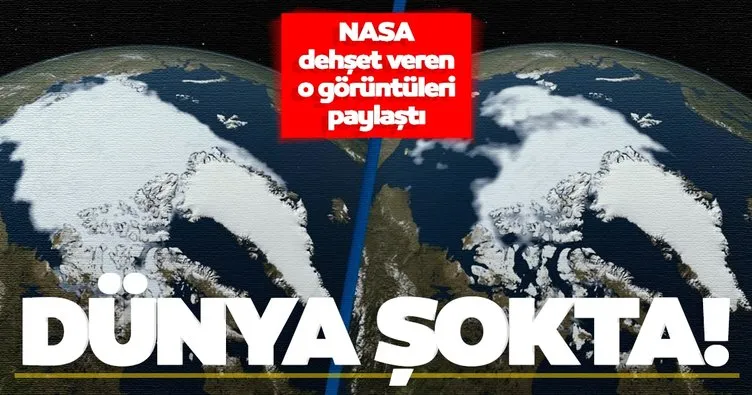 Son dakika haberleri: NASA dehşet veren o uydu görüntülerini yayınladı