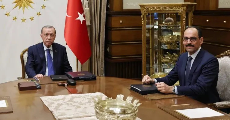 Başkan Erdoğan, MİT Başkanı İbrahim Kalın’ı kabul etti