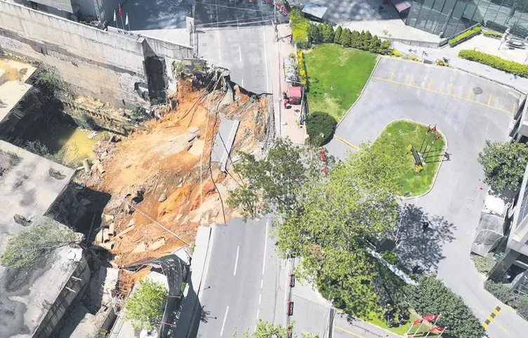 Maslak'taki göçükte büyük ihmal! Denetim yapılmadı göçükle 3 mahalle susuz kaldı 1 Maslak’taki göçükte büyük ihmal! Denetim yapılmadı göçükle 3 mahalle susuz kaldı
