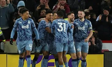 Premier Lig’de Aston Villa 5 golle kazanarak zirve takibini sürdürdü