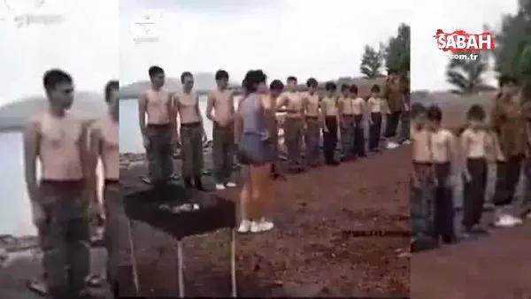 Ermeni çocukların, terör örgütü VoMa'ya katılmak üzere kamplarda eğitildiği görüntüler ortaya çıktı | Video