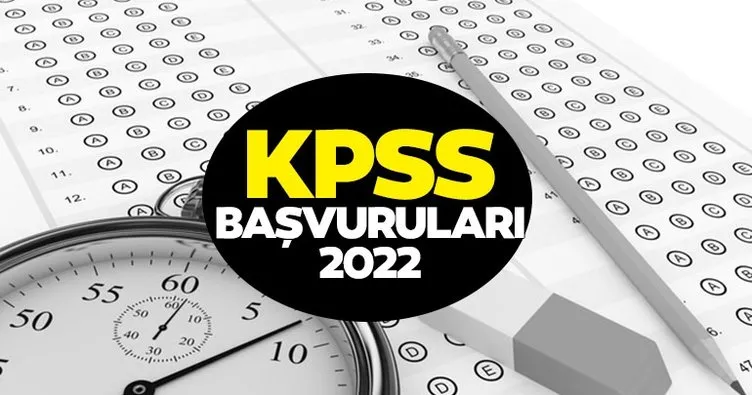 KPSS ne zaman yapılacak? Ortaöğretim ve ön lisans KPSS başvuruları 2022 ne zaman başlıyor/bitiyor?
