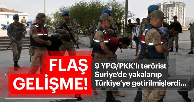 Son dakika: 9 YPG/PKK’lı tutuklandı!