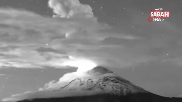 Meksika'daki Popocatepetl Yanardağı’nda son 24 saatte 2 patlama | Video