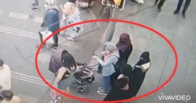 İstanbul Şişli’de kadın yankesicinin yakalanma anı kamerada