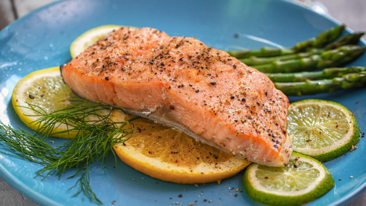 Fırında somon tarifi! Lezzeti şifasında…