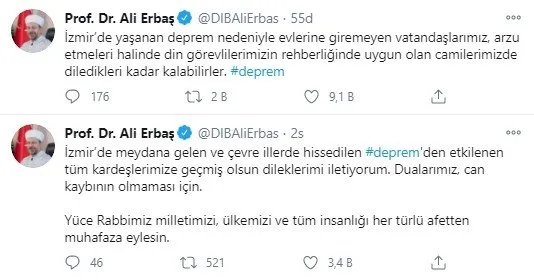 Izmir De Camiler Depremzedeler Icin Acik Olacak Son Dakika Haberler