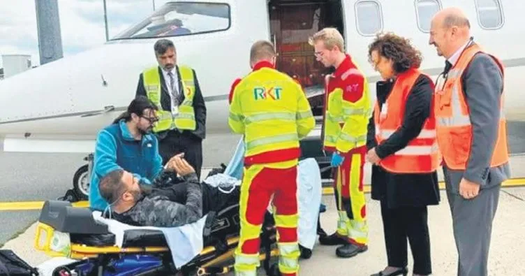 Ambulans uçağımız bu kez Nürnberg’e indi