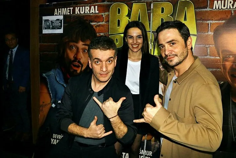 Baba Parası filminin başrol oyuncuları Adana’da izleyiciyle buluştu