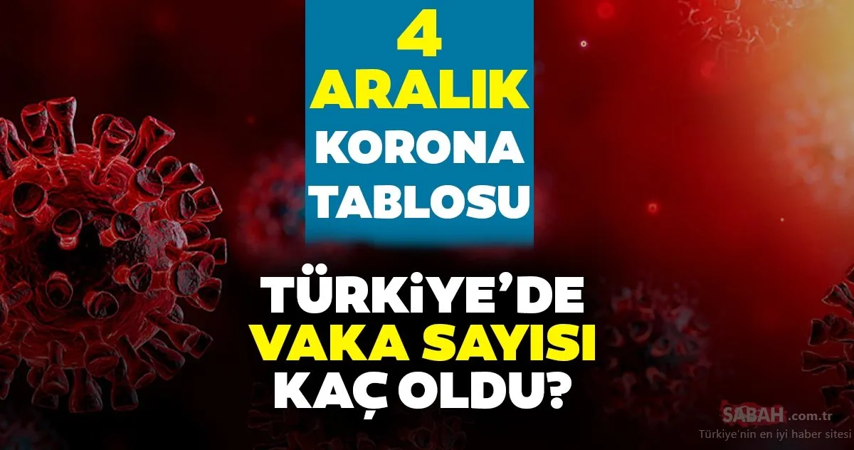 bakan fahrettin koca son dakika paylasti 4 aralik 2021 koronavirus tablosu verileri nasil 4 aralik korona tablosu ile bugunku turkiye vaka vefat verileri galeri yasam
