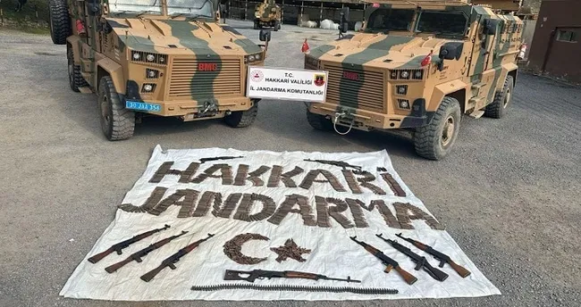Hakkari’de PKK’ya ait çok sayıda mühimmat ele geçirildi Hakkari’de PKK’ya ait çok sayıda mühimmat ele geçirildi