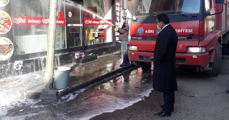 Pandemiye karşı sabunlu su çalışması