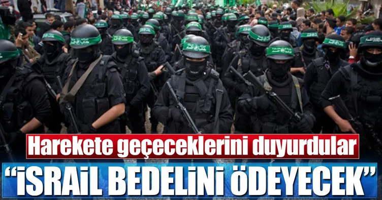Kassam Tugayları'ndan İsrail'e tehdit
