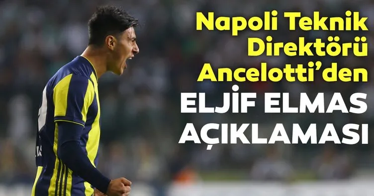 Ancelotti’den Eljif Elmas açıklaması